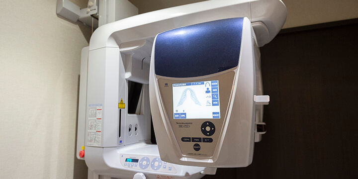 より正確に治療を行うための精密機器『歯科用CT』
